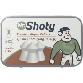 Кулі пневматичні Umarex Mr. Shoty Premium 0,60г 4.5мм (.177) 425шт, фото 