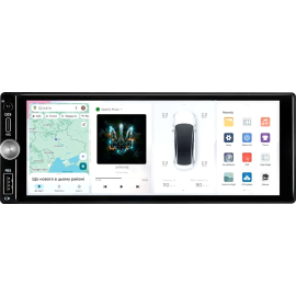Автомагнитола DriveX S3 QLED 1-DIN 6.86" 8x1.6GHz 4x64GB 4G 7388 45W ASP TM2313, фото 