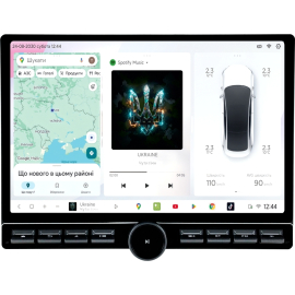 Автомагнитола DriveX S7+ 2K QLED Piano 13" 8x2.7GHz 8x128GB 4G AK7808 AB 50W 360° DSP AK7739 VELVET, фото 