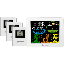 Метеостанция Bresser Colour Weather Station with 3 Sensors, фото 