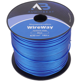 Монтажный кабель AudioBeat WireWay Blue 0.52мм, фото 