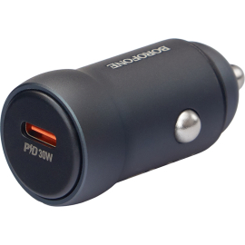 Автомобільний зарядний пристрій BOROFONE BZ32, USB-C: 30W (PD/QC/FCP/AFC) Metal gray, фото 