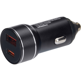 Автомобільний зарядний пристрій VOIN 30W, 1USB 10W + 1PD 27W, 12/24V, фото 