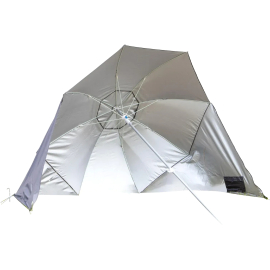Зонт-шатер пляжный Bo-Camp Parasol With Sidewalls Grey/Silver (7267286), фото 