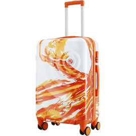 Чемодан Semi Line 24" M White/Orange Print (T5655-2), фото 