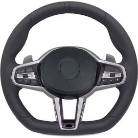 Руль FORS.auto для BMW в стиле i7 с подогревом и вибро для F, G Series (3, 5, 7 Series, M3, M6) (FBM-013), фото 