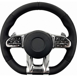Руль FORS.auto для Mercedes-Benz с подогревом и вибро для GLE W166, GLS X166 (809) 2019–2024 (FBZ-008), фото 