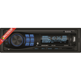 USB/SD автомагнітола Fantom FP-318 Black/Multicolor, фото 