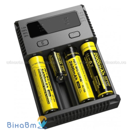 Зарядное устройство Nitecore Intellicharger i4 New, 4 канала, фото 