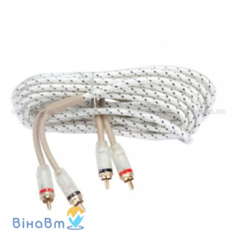 Межблочный кабель Kicx FRCA25, 5 м. RCA, фото 