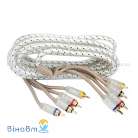 Межблочный кабель Kicx FRCA45, 5 м. RCA, фото 