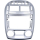 Переходная рамка QBR-F 0835-50 для Kia Cerato 1 LD 2004-2008 (F2) 9", фото 