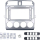 Переходная рамка QBR-F 0842-68 для Kia Carnival UP GQ 2002-2006 (F1) 9", фото 
