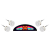 Парктроник GT P Rainbow 4 white (P RB4 White) 4 датчика, Цвет датчиков: белый, фото 