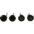 Парктроник Teyes R1 Black (4 датчика), Цвет датчиков: черный, фото 