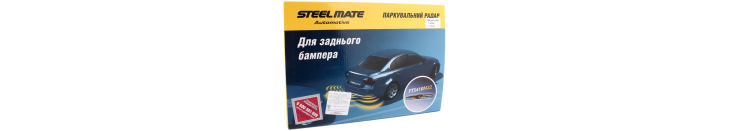 Парктроник Steel mate PTS410M22 black (4 датчика), Цвет датчиков: черный, фото 7