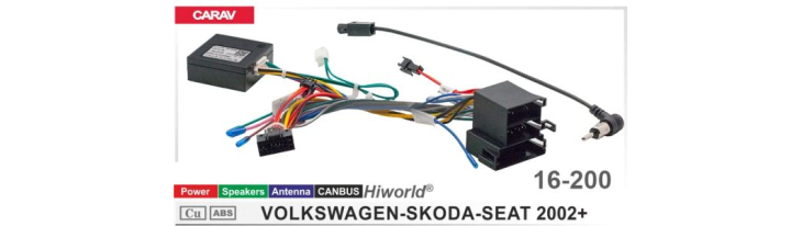 Комплект переходников Carav 16-200 в Volkswagen, Skoda (для магнитол 7", 9", 10.1"), фото 7