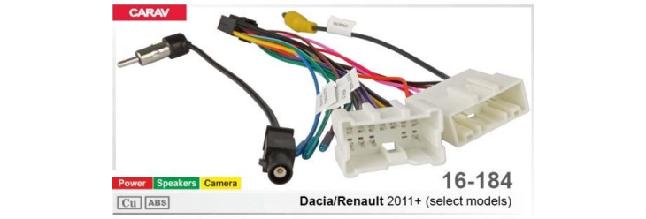Комплект переходников Carav 16-184 в Renault, Dacia (для магнитол 7", 9", 10.1"), фото 5