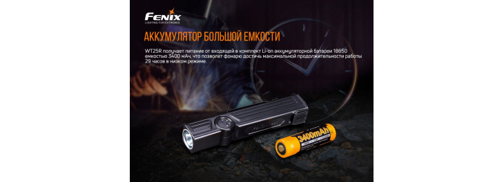 Фонарь Fenix WT25R, фото 12