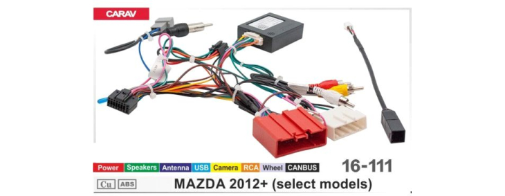 Комплект переходников Carav 16-111 в Mazda (для магнитол 7", 9", 10.1"), фото 6