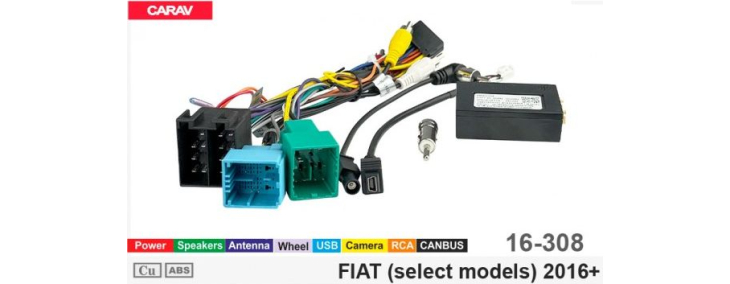 Комплект переходников Carav 16-308 в Fiat (для магнитол 7", 9", 10.1"), фото 6