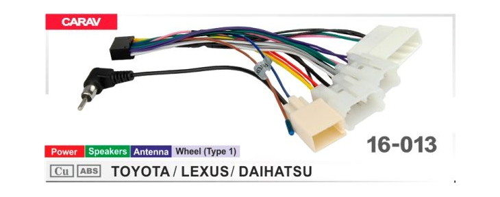 Комплект переходников Carav 16-013 в Toyota (для магнитол 7", 9", 10.1"), фото 6