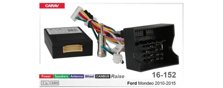 Комплект переходников Carav 16-152 в Ford Mondeo (для магнитол 7", 9", 10.1"), фото 7