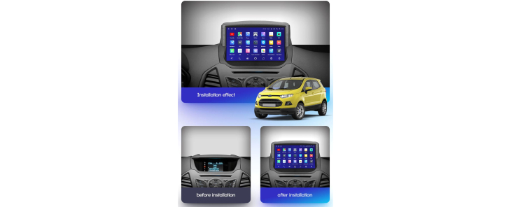Штатная магнитола Teyes CC3 2k 6+128Gb Ford EcoSport 2014-2018 9", Линейка: CC3 2k, Модификация: 6+128Gb, фото 3