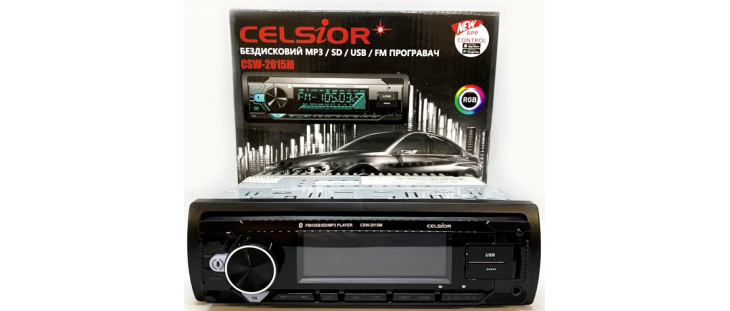 USB/SD автомагнітола Celsior CSW-2015M з Bluetooth, фото 4