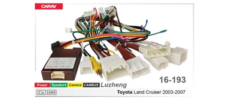 Комплект переходников Carav 16-193 в Toyota Land Cruiser 2003-2007 (для магнитол 7", 9", 10.1"), фото 8