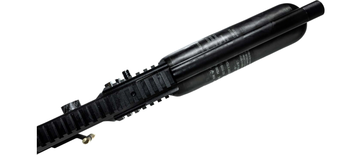 Пневматична гвинтівка ZBROIA Sapsan TAC-MC 450/480 4,5 мм чорний, фото 9