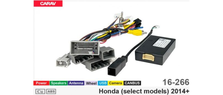 Комплект переходников Carav 16-266 в Honda Civic, CR-V (для магнитол 7", 9", 10.1"), фото 6