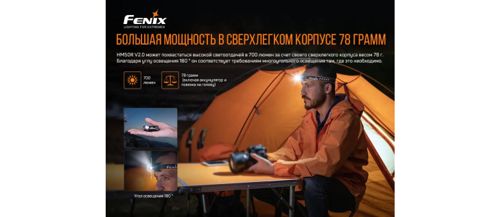 Фонарь Fenix HM50R V2.0, фото 10