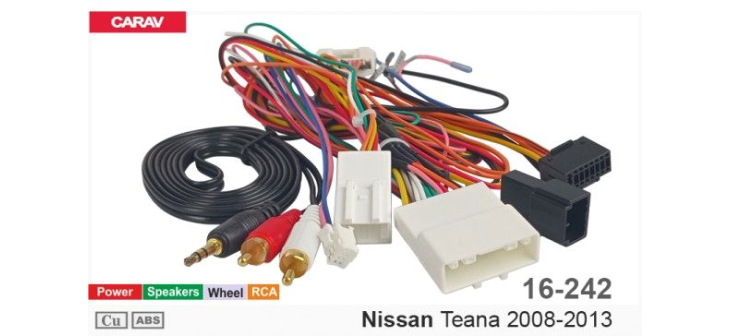 Комплект переходников Carav 16-242 в Nissan Teana 2008-2013 (для магнитол 7", 9", 10.1"), фото 4