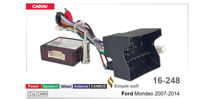 Комплект переходников Carav 16-248 в Ford Mondeo (для магнитол 7", 9", 10.1"), фото 5