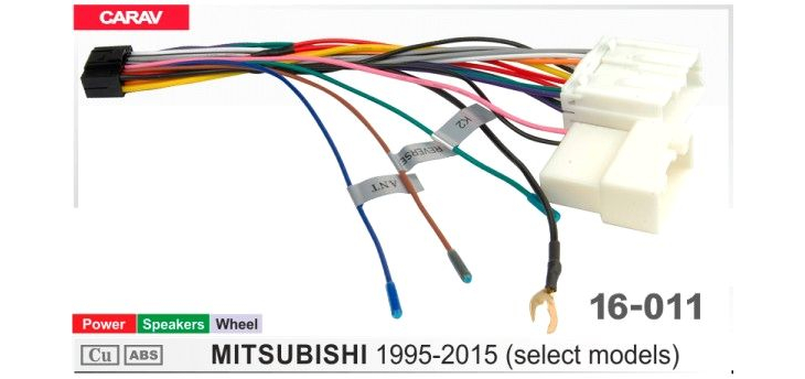 Комплект переходников Carav 16-011 в Mitsubishi (для магнитол 7", 9", 10.1"), фото 6