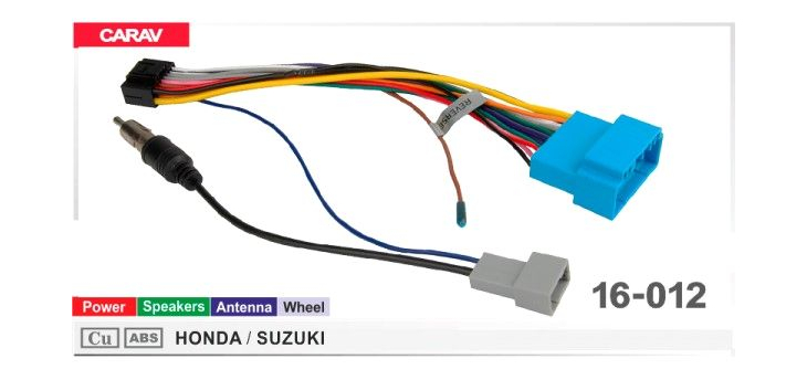 Комплект переходников Carav 16-012 в Suzuki, Honda (для магнитол 7", 9", 10.1"), фото 6