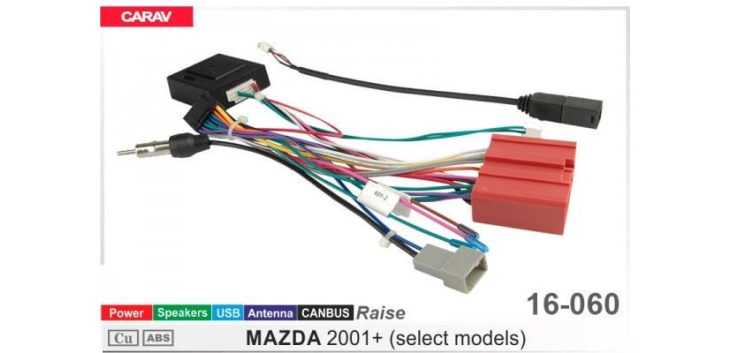 Комплект переходников Carav 16-060 в Mazda (для магнитол 7", 9", 10.1"), фото 7