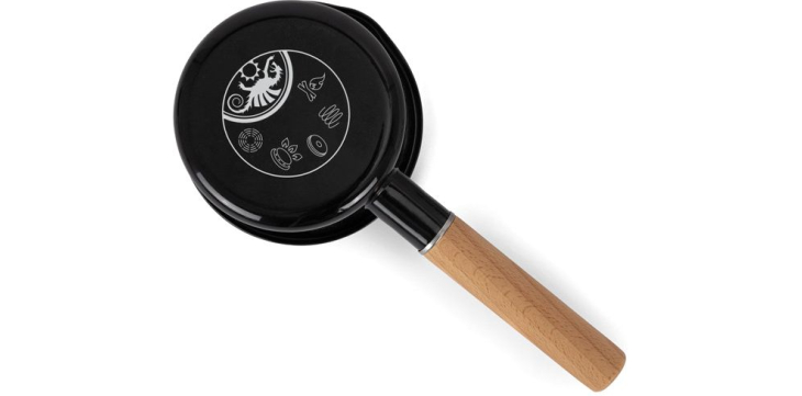 Ковш эмалированный Petromax Enamel Pan 1 л Черный (px-panen1-s), фото 3