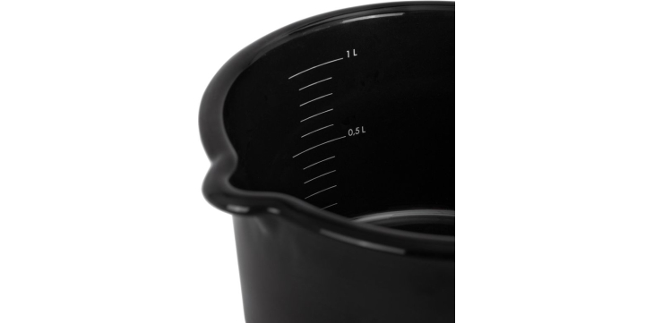 Ковш эмалированный Petromax Enamel Pan 1 л Черный (px-panen1-s), фото 4