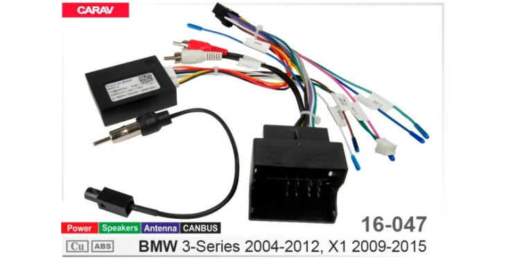 Комплект переходников Carav 16-047 в BMW 3 Series 2004-2012, X1 (E84) 2009-2015 (для магнитол 7", 9", 10.1"), фото 6