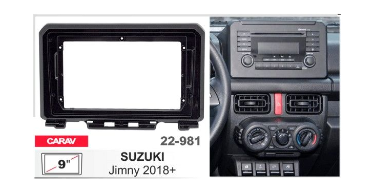 Переходная рамка Carav 22-981 для Suzuki Jimny 2018+, фото 4