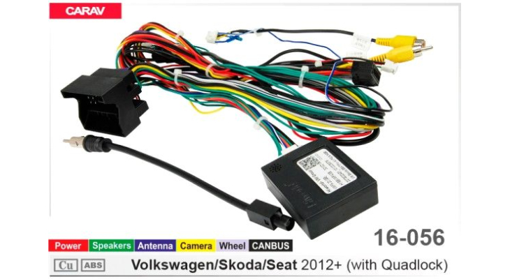 Комплект переходников Carav 16-056 в Volkswagen 2012+, Skoda 2012+, Seat 2012+ (для магнитол 7", 9", 10.1"), фото 6