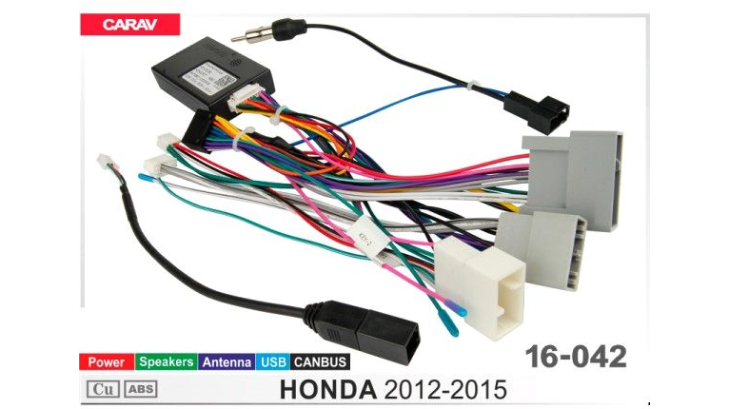 Комплект переходников Carav 16-042 в Honda (для магнитол 7", 9", 10.1"), фото 6