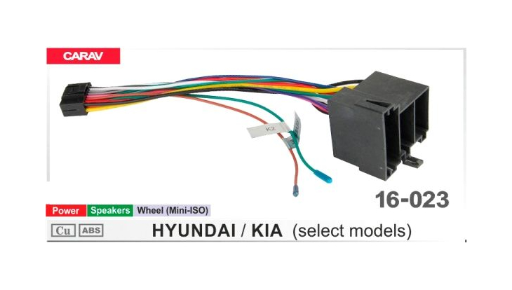 Комплект переходников Carav 16-023 в Kia, Hyundai (для магнитол 7", 9", 10.1"), фото 5