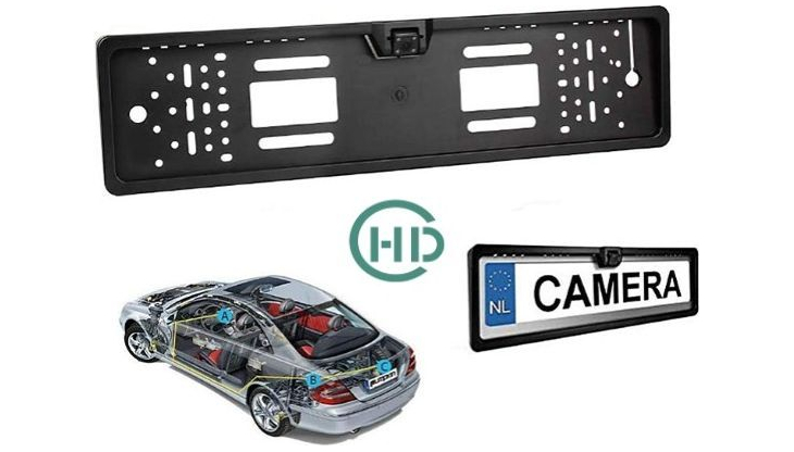 Камера с рамкой под номерной знак FORS.auto F-HD-E001 (CVBS, AHD 120°) (F-HD-E001), фото 2