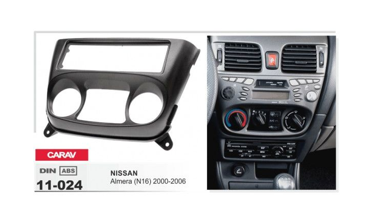 Переходная рамка Carav 11-024 для Nissan Almera (N16) 2000-2006, фото 4