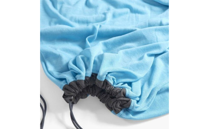 Вкладыш в спальник Sea to Summit Breeze Sleeping Bag Liner Insect Shield - Mummy w/ Drawcord - S Turkish Tile Blue, фото 4