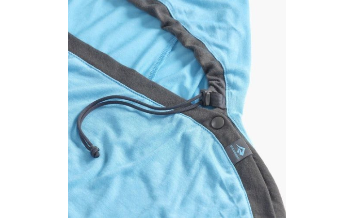 Вкладыш в спальник Sea to Summit Breeze Sleeping Bag Liner Insect Shield - Mummy w/ Drawcord - S Turkish Tile Blue, фото 5