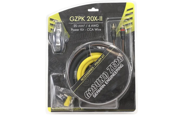 Набір для підключення підсилювача Ground Zero GZPK 20X-II, фото 2